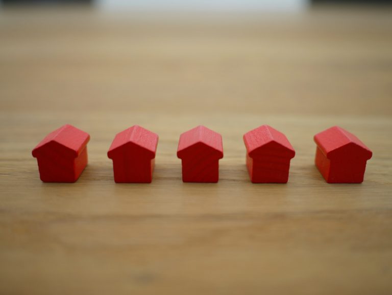 a group of red cubes