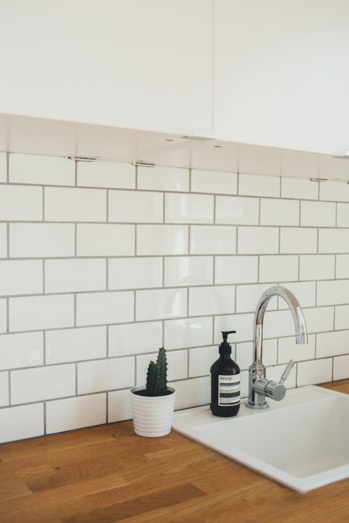 a bottle of wine on a counter