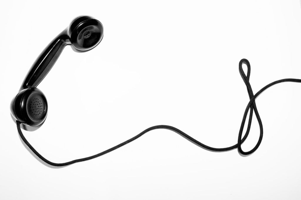 a pair of black headphones