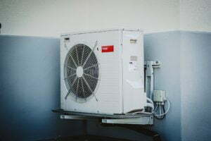a white machine with wires