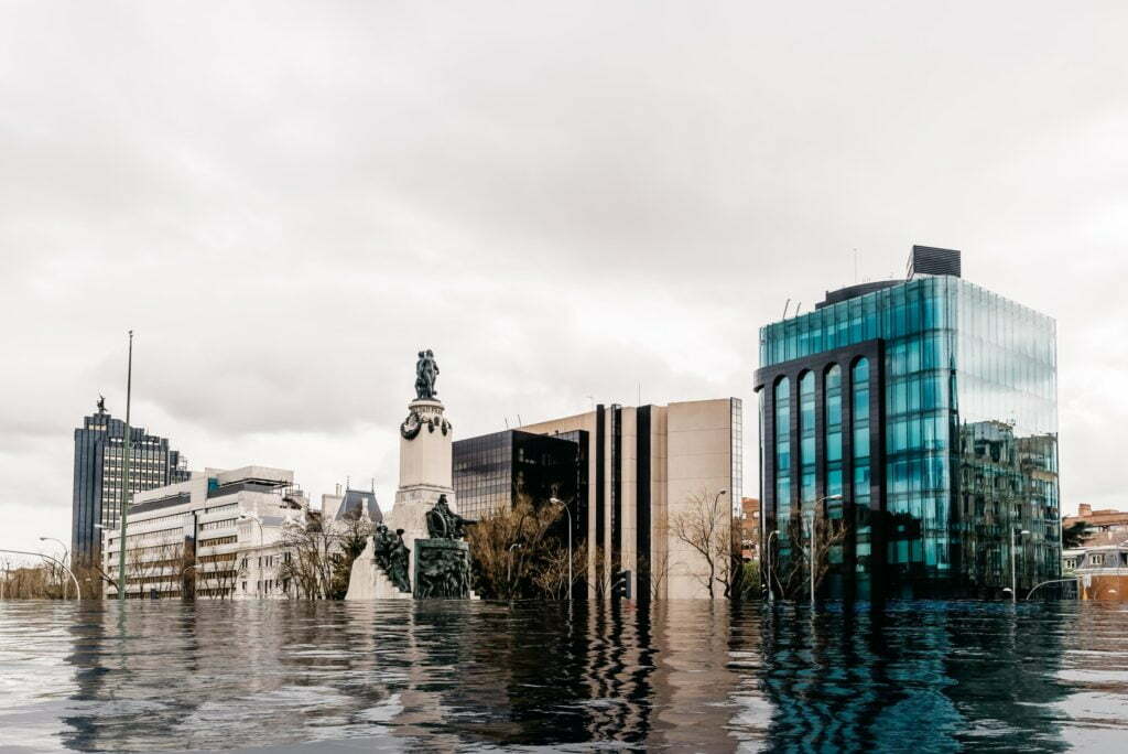 building under water